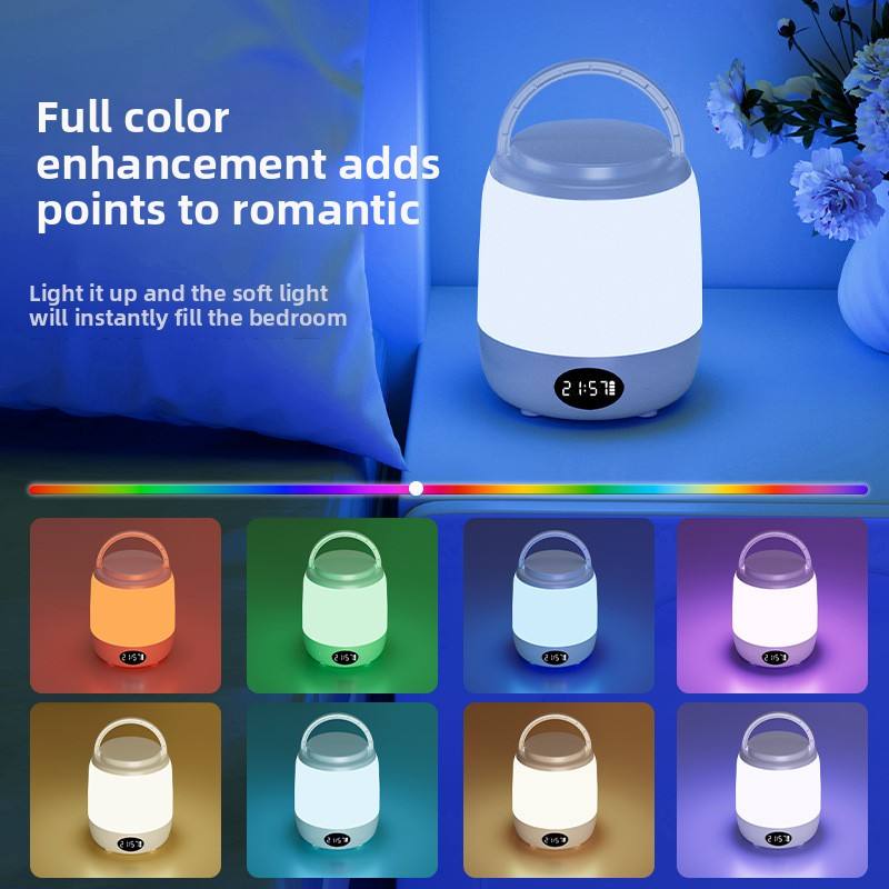 NiaCon NIA-E02 Modern 1200mA Rechargeable LED Table Lamp - Remote Co<i></i>ntrol Warm White Night Light for